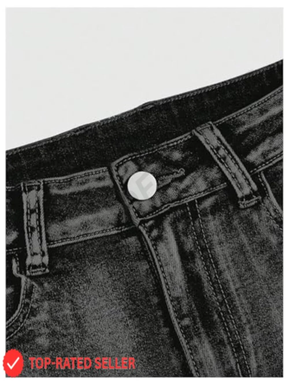 Women's Skinny Low Rise Denim Shorts High Stretch Distressed Jean Shorts